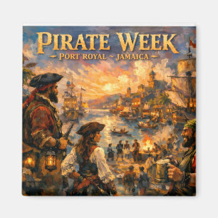 Jamaica pirate weekend port royal magnet