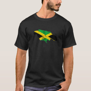 Jamaica Pride Map Caribbean Kingston Jamaican T-Shirt