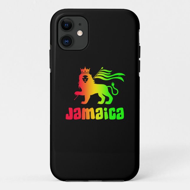 Jamaica Rasta Lion  Case-Mate iPhone Case (Back)
