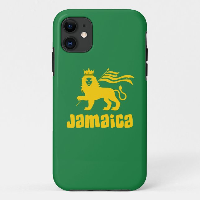 Jamaica Rasta Lion Case-Mate iPhone Case (Back)