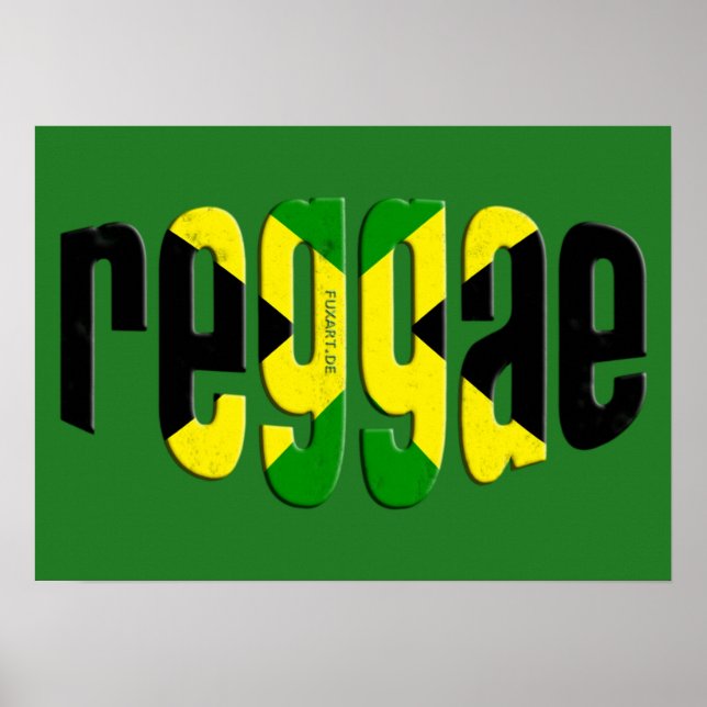 jamaica reggae poster (Front)