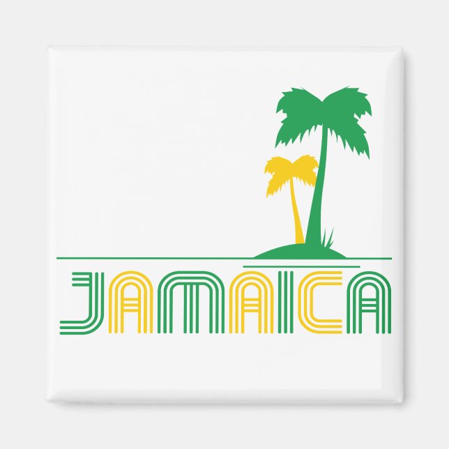 Jamaica Retro Magnet (Front)