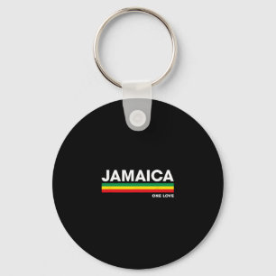 Jamaica Retro Reggae Color Rs Jamaican Vacation So Key Ring