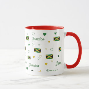 Jamaica Roots Caribbean Flag Mug
