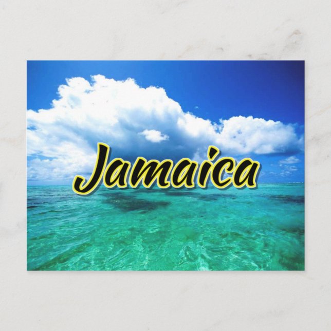 Jamaica sea sky postcard (Front)