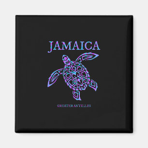 Jamaica Sea Turtle Jamaican Womens Girls Vacation Magnet