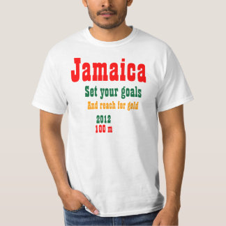 Jamaica set your goals t-shirts