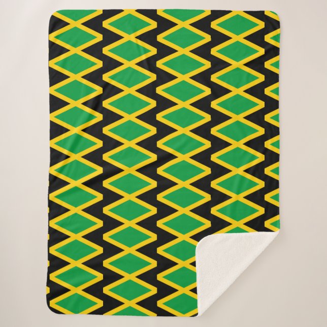 Jamaica Sherpa Blanket (Front)