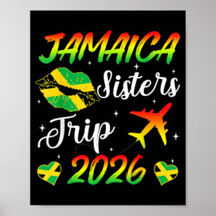 Jamaica Sisters Trip 2026 Vacation Jamaica Travel Poster