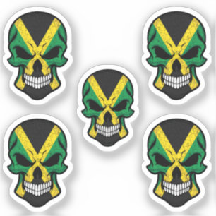 Jamaica Smiling Skull Flag 