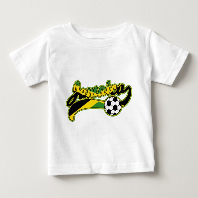 Jamaica Soccer Baby T-Shirt (Front)