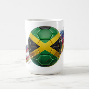 Jamaica Soccer Ball   Stadium Ready   Fan Gear Coffee Mug