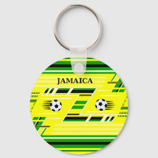 Jamaica Soccer Key Ring