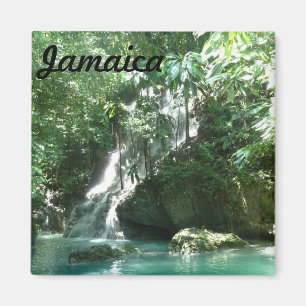 Jamaica Somerset Falls Photo Magnet Waterfall