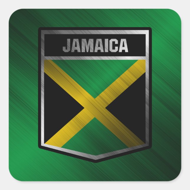 Jamaica Square Sticker (Front)