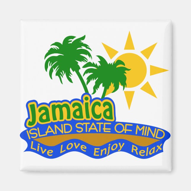 Jamaica State of Mind magnet (Front)