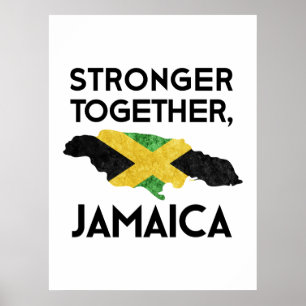 Jamaica Strong – Standing Together After Hurricane Poster