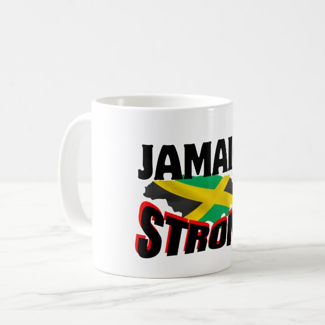 Jamaica Strong.w Coffee Mug (Front Left)