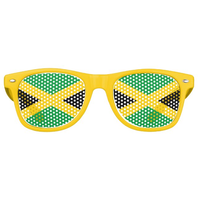 Jamaica Sunglasses & Party Shades / Jamaican flag (Front)
