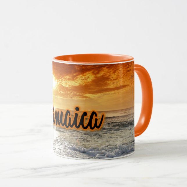 Jamaica sunset mug (Front Right)