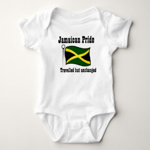 Jamaica t-shirts-travelled but unchanged baby bodysuit