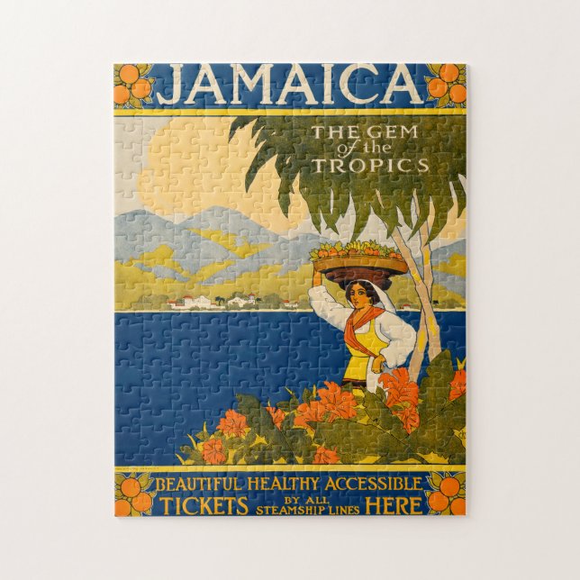 Jamaica, the gem of the tropics jigsaw puzzle (Vertical)