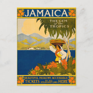 Jamaica, the gem of the tropics postcard
