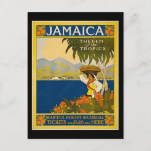 Jamaica the gem of the tropics postcard