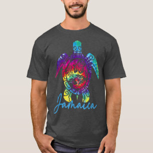 Jamaica Tie Dye Sea Turtle Matching Family Vacatio T-Shirt