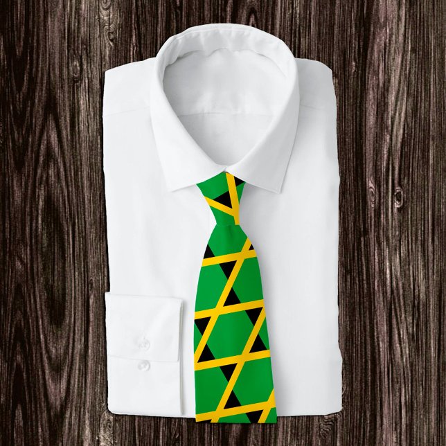 Jamaica Ties, fashion Jamaican Flag, business Tie (Creator Uploaded)