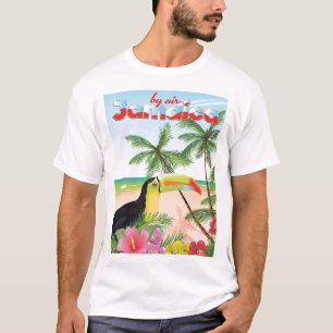 Jamaica toucan beach poster T-Shirt