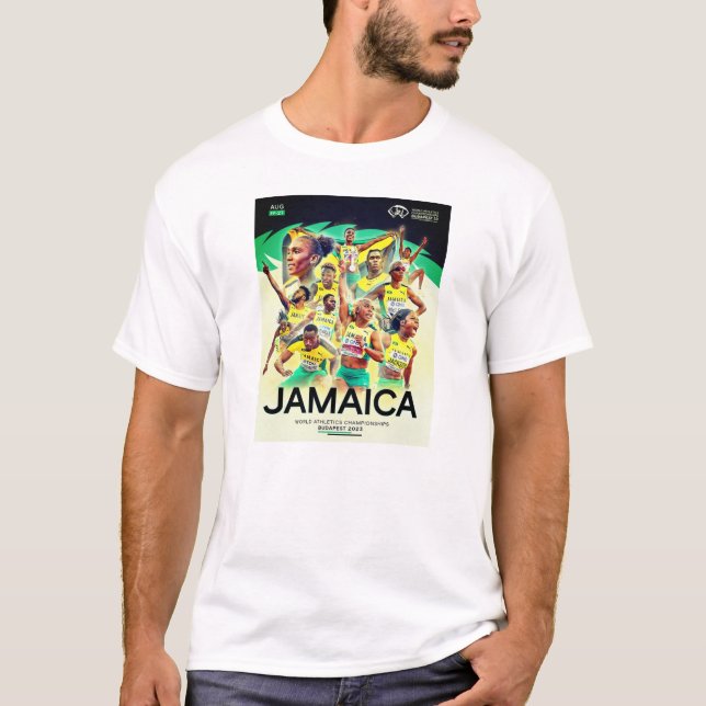 JAMAICA TRACK & FIELD  T-Shirt (Front)