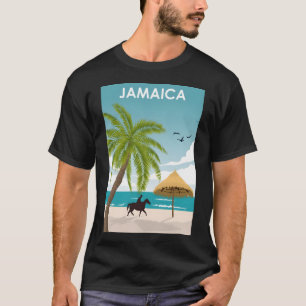 Jamaica Travel Poster  T-Shirt