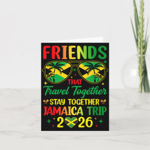 Jamaica Trip 2026 Vacation Friends Travel Jamaica Card