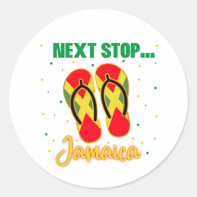 Jamaica Vacation Next Stop Jamaica Group Matching  Classic Round Sticker (Front)