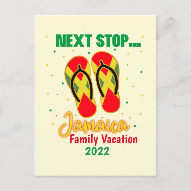 Jamaica Vacation Next Stop Jamaica Group Matching  Postcard (Front)