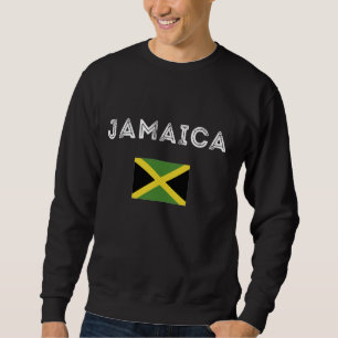 Jamaica Vacation Pride Roots Proud Jamaican Flag Sweatshirt