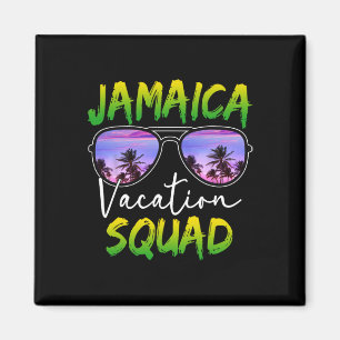 Jamaica Vacation Squad 2025 Matching Group Family Magnet