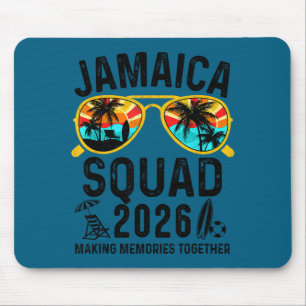 Jamaica vacation squad 2026 matching family trip mouse pad