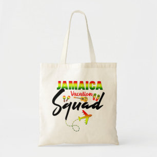 Jamaica Vacation Squad Group Matching Reggae Tote Bag