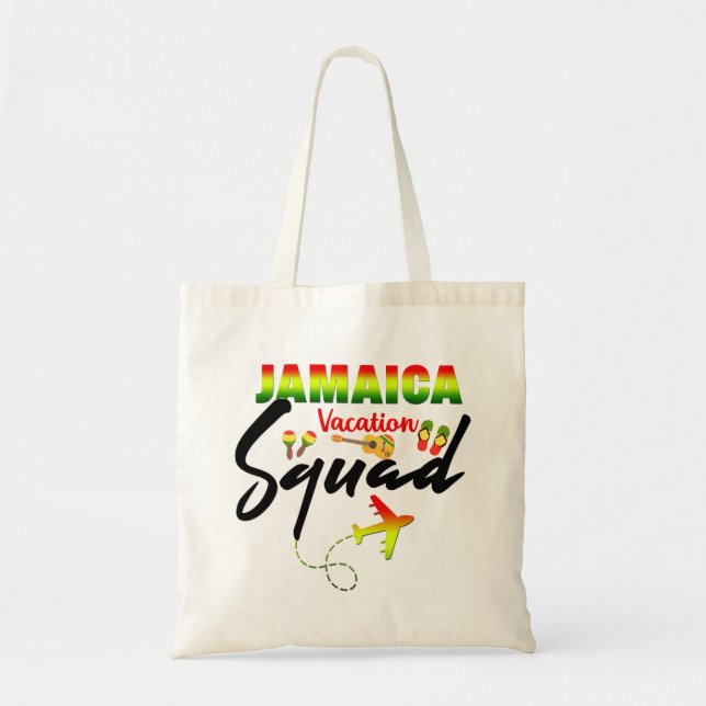 Jamaica Vacation Squad Group Matching Reggae  Tote Bag (Front)