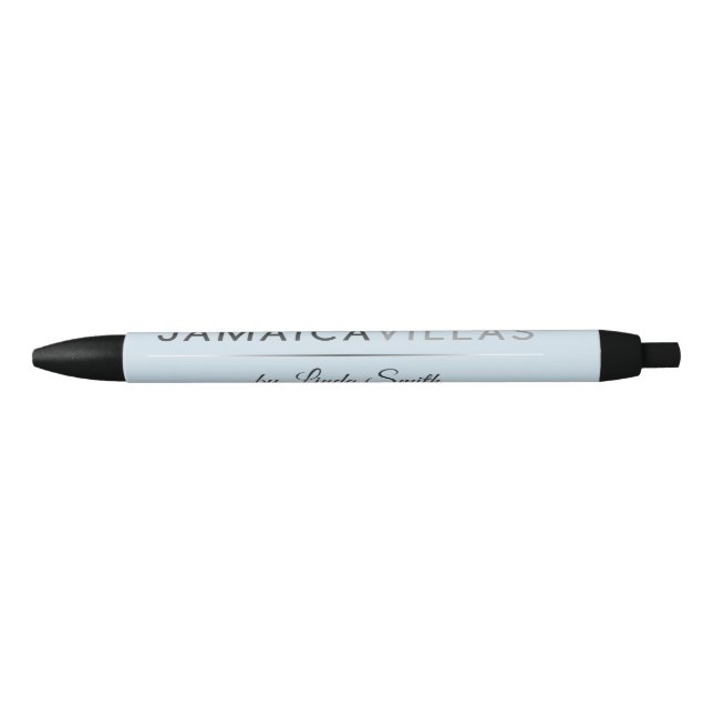 Jamaica Villas Black Ink Pen (Front)