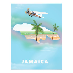 Jamaica Vintage travel poster