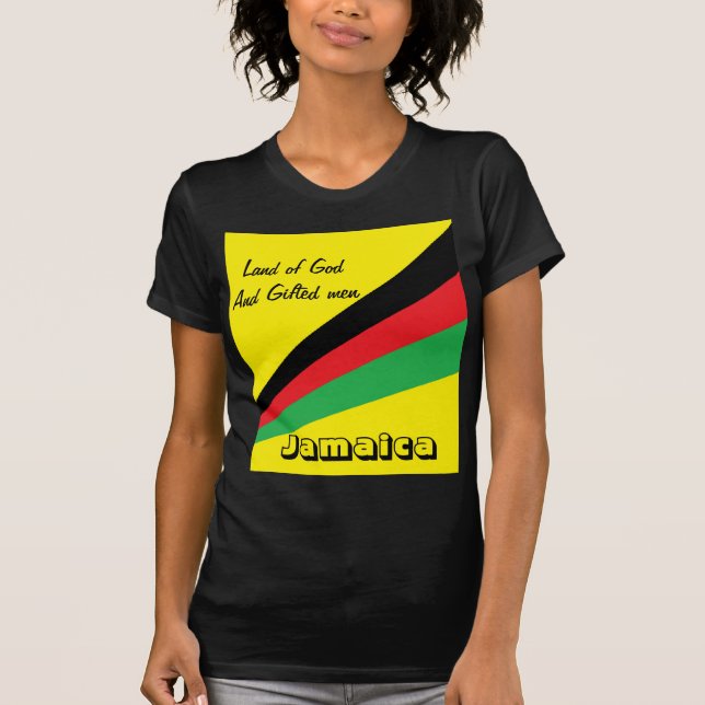 Jamaica womens pride t-shirts (Front)
