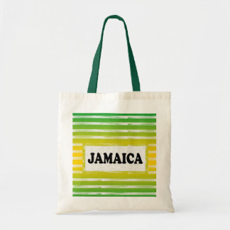 Jamaica Yellow Green Black Tote Bag