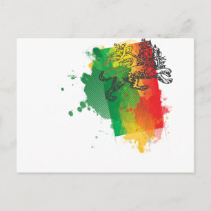 Jamaica Zion Lion Postcard