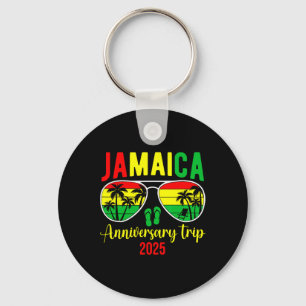 Jamaicaa Anniversary Trip 2025 Matching Couple Vac Key Ring