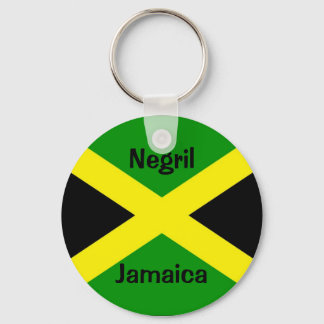 JamaicaFlag, Negril, Jamaica Key Ring