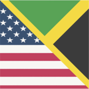 Jamaican American Flag   Jamaica United States