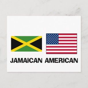 Jamaican American Postcard